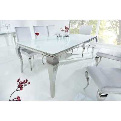 Elegancki stół MODERN BAROQUE 200 cm biały