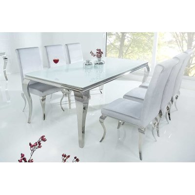  Elegancki stół MODERN BAROQUE 200 cm biały