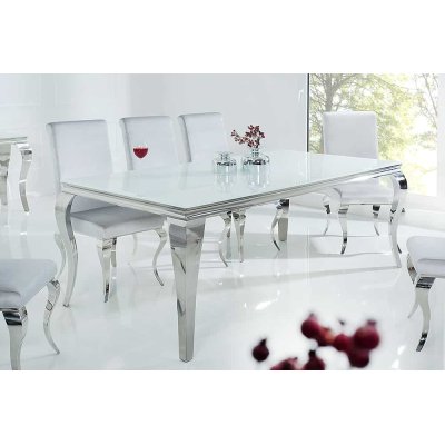  Elegancki stół MODERN BAROQUE 200 cm biały