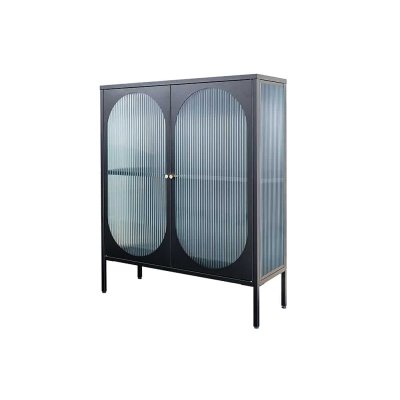  witryna PARIS 110cm, czarno-złota