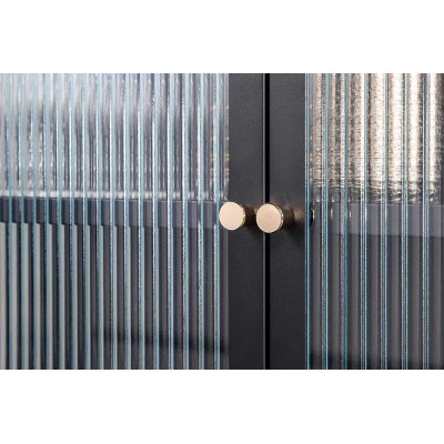  witryna PARIS 110cm, czarno-złota