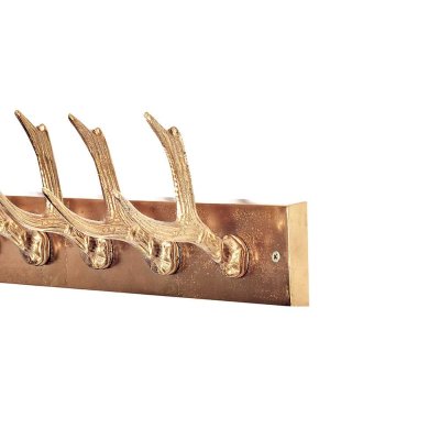   Wieszak ścienny DEER 50 cm złoty