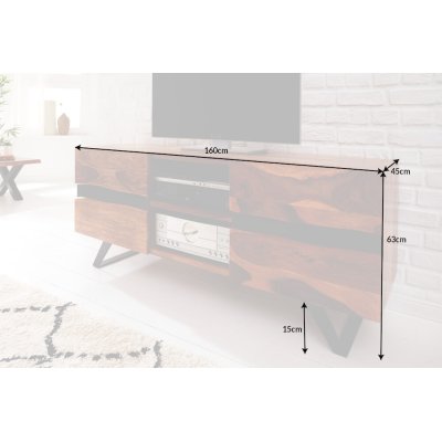  Komoda RTV Amazonas 160 cm sheesham