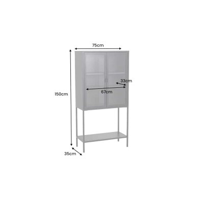  Witryna przemysłowa DURA STEEL 150cm
