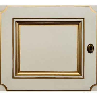  SALA  HOL Mała Konsola Drewniana 68 cm – Włoski Stolik z Szufladą, Czereśnia/Biel