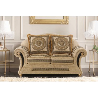  EMPOR PRESTIGE  włoska sofa w materiałe z meandren Versace  wymiar 