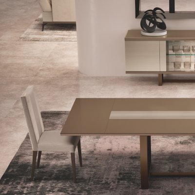   LINEA Stół prostokątny z 2 przedłużeniami 294 x115 cm