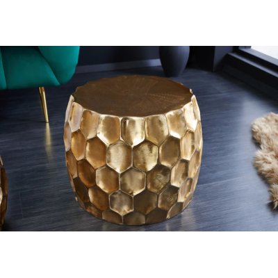 Stolik kawowy Organic Orient 55 cm złoty