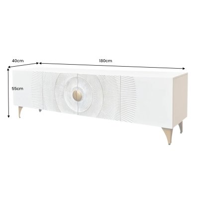  GOLDEN SUNSET 180 cm solidna szafka RTV 
