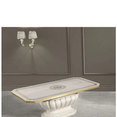    AURORA BEIGE  Elegancka Kolekcja Mebli Włoskich do Jadalni i Salonu Wysoki Połysk