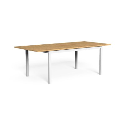  TIMBER Stół Ogrodowy  – Teak i Aluminium, Design Włoski Talenti