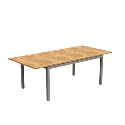  TIMBER Stół Ogrodowy  – Teak i Aluminium, Design Włoski Talenti