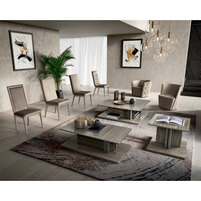  VOLARE Stolik kawowy 120 x 120 x 40 cm Włoskie Meble Do salonu jadalni