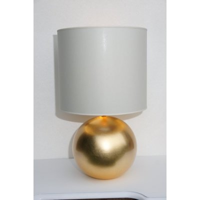   Lampa Gold Ball Włoska Lampka Nocna Złota Kula  | CRESTANI