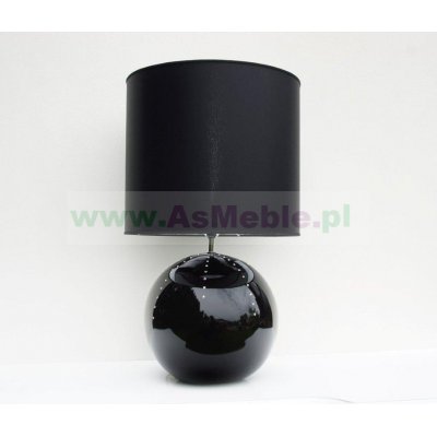   Lampa Swarovski  black ball - włoska lampa nocna, lampy fi. 