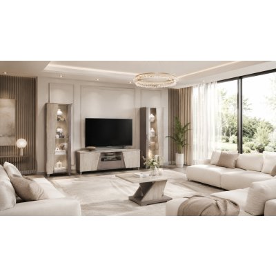  MAXIMA Włoska Ława 120 x 65 cm W Wysokim Połysku Nowoczesne meble do salonu 