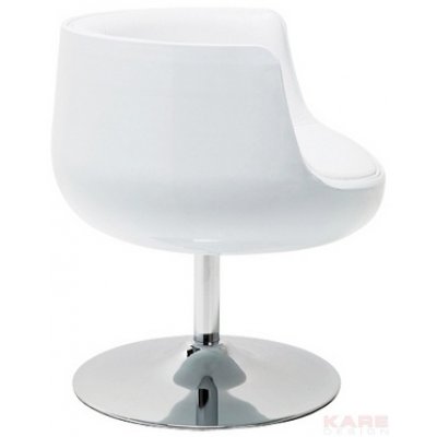  Swivel Club 54 White fotel  z kolekcji Kare Design