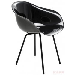  Forum Black/Black krzesło z kolekcji Kare Design